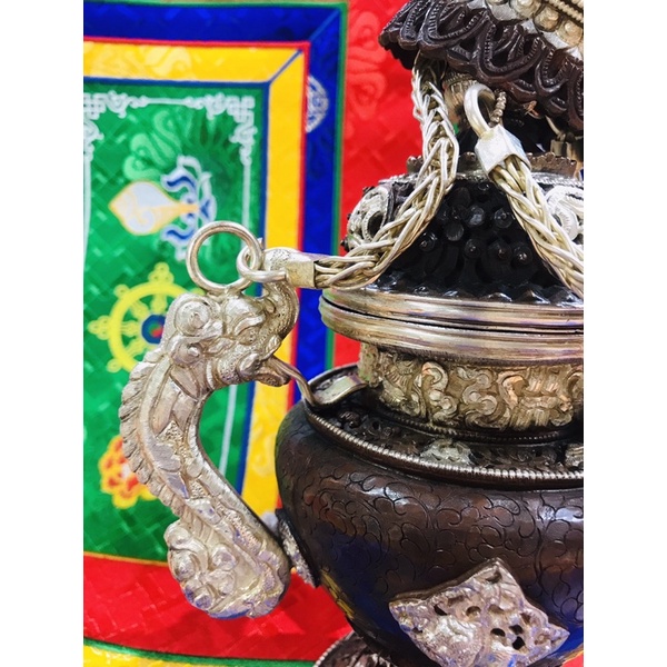 LƯ XÔNG DÂY XÍCH BẠC NEPAL 20CM