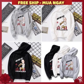 ÁO HOODIE NAM ❤️FREESHIP❤️❤️ĐỔI TRẢ HÀNG NẾU KO VỪA Ý ❤️  VẢI NỈ NHIỀU MÀU ( NHÀ BAO VIỆC ) FREE SIZE DƯỚI 65KG