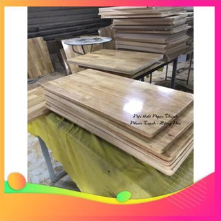 mặt bàn gỗ cao su 40x80