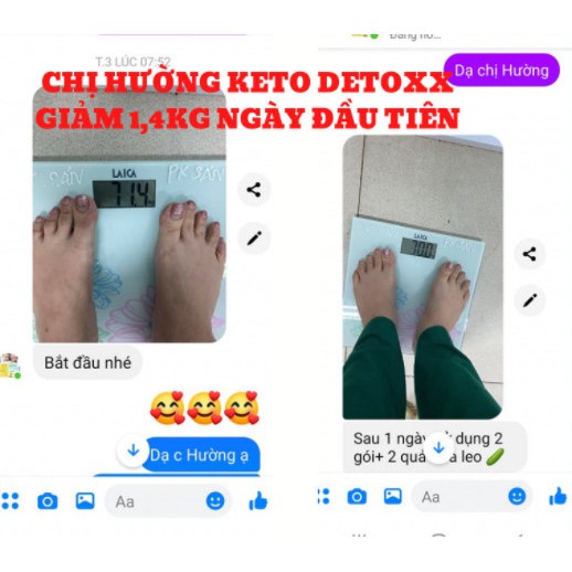 [Hàng sẵn] Keto Detoxx - Sinh Tố Khử Mỡ An Toàn Tại Nhà [Chính Hãng]