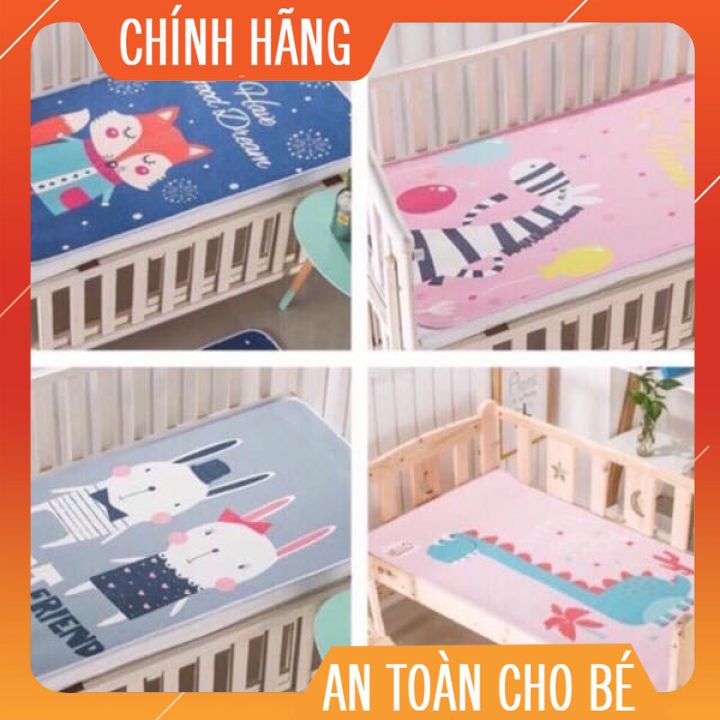 Tấm lót chống thấm cao cấp 4D, tấm lót cũi cho bé trai bé 50*70