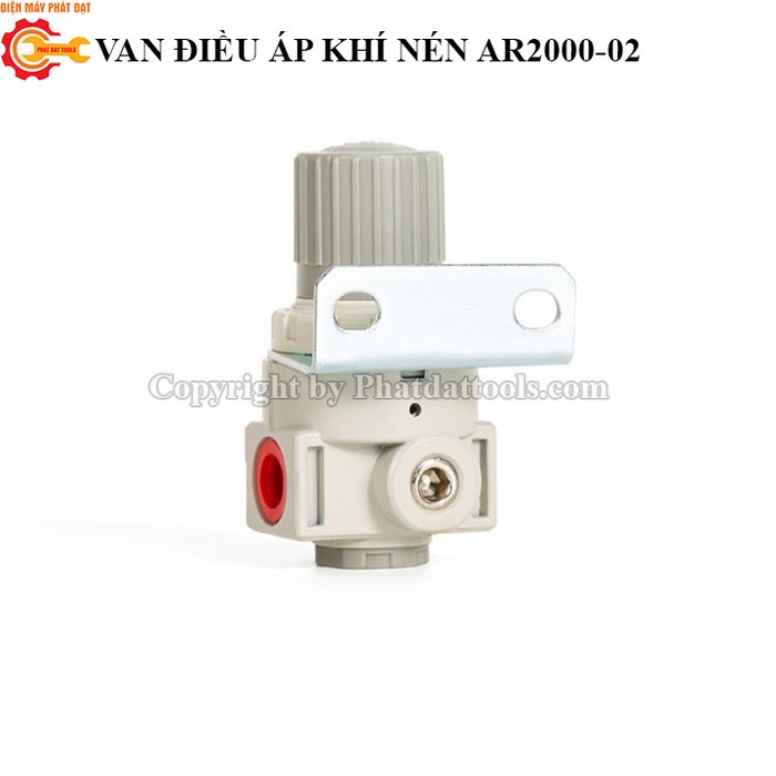 Van Điều Áp Khí Nén AR2000-02-Chất Liệu Hợp Kim Nhôm Cao Cấp