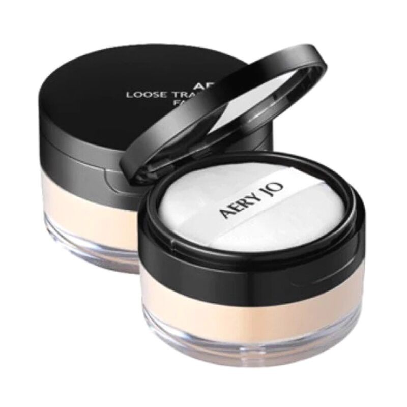 Phấn phủ AERY JO Loose 20g kiềm dầu bột nén không màu chống nước trắng da bộ trang điểm chính hãng PP chumia