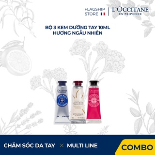 Hộp quà tặng Bộ 3 tuýp kem dưỡng tay hương tổng hợp L'Occitane hand cream 10ml/tuýp hương ngẫu nhiên