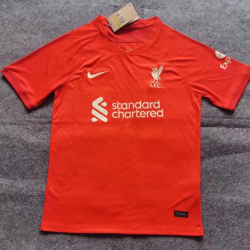 Áo Thun Bóng Đá Ngắn Tay Đội Tuyển Liverpool Chất Lượng Cao 22-23