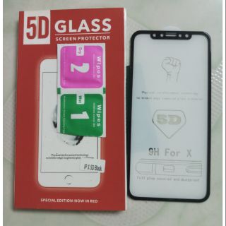 Dán kính 5D full màn xịn cho IPhone X Siêu cứng full màn siêu đẹp