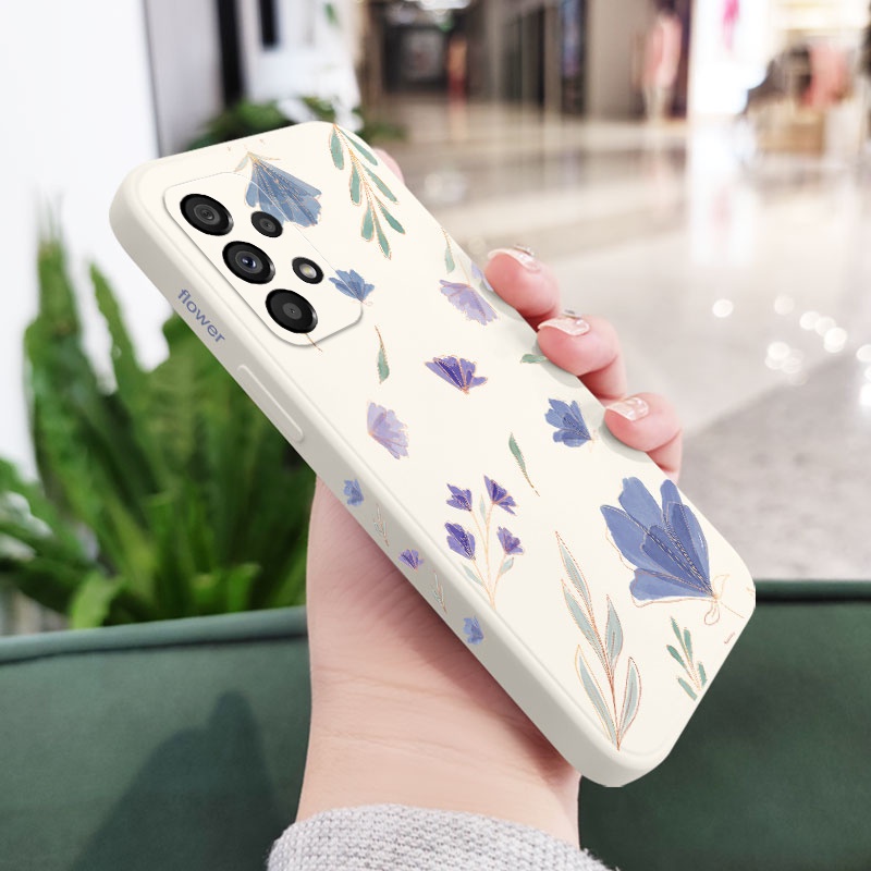Ốp ĐiệN ThoạI HọA TiếT Hoa Cho Samsung Galaxy A73 A53 A33 A23 5G