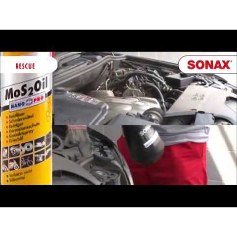 Dầu Chống Rỉ Sét, Chống Ăn Mòn Bảo Vệ Khoang Động Cơ Sonax Mos2Oil 339400 400ml Sonax339400 chamsocxe