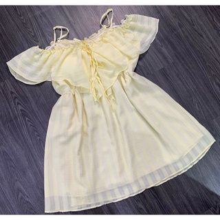 [BIGSIZE] Đầm Rớt Vai Xốp Sọc 𝟲𝟬𝗸𝗴 - 𝟵𝟬𝗸𝗴 (Bigsize Nguyễn Phi Phụng)