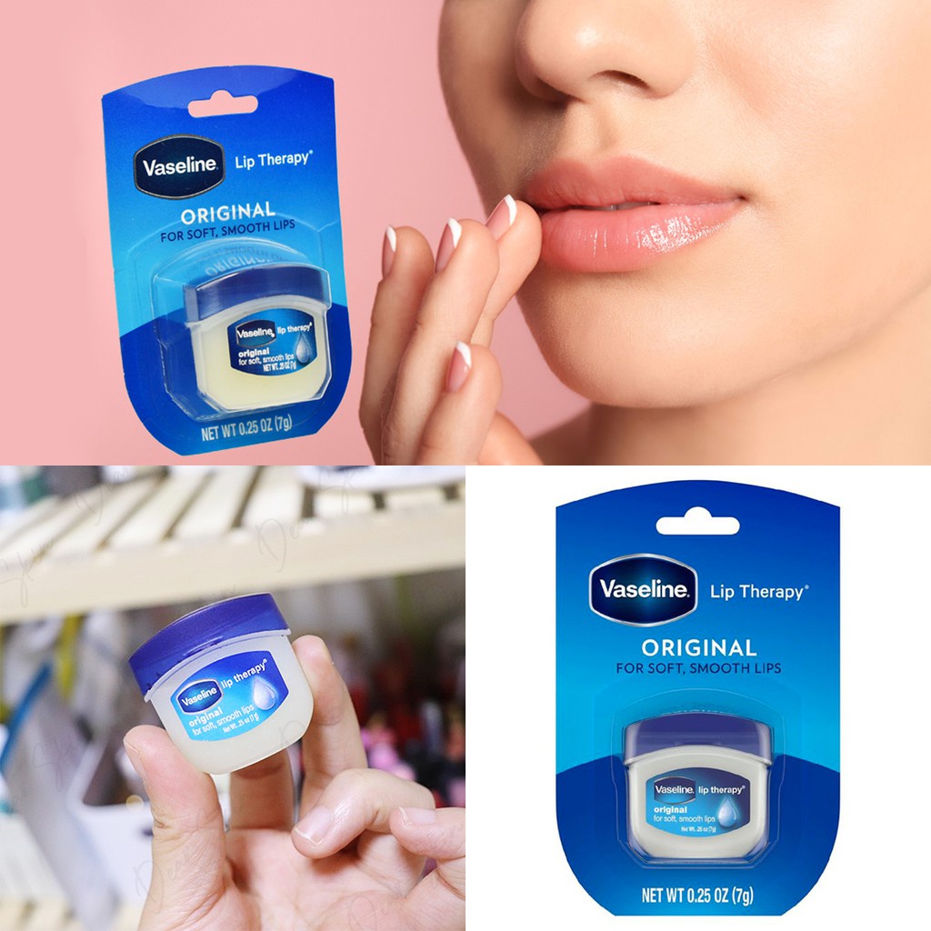 Sáp dưỡng môi hồng và mềm mịn Vaseline Lip Therapy 7g