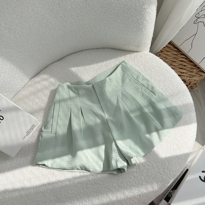 Quần short xếp ly 4 màu