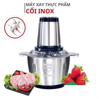 Cối xay thịt inox 304/ máy xay đa năng osaka xl - 688 nắp nâu
