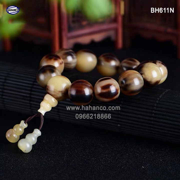 Vòng Sừng Châu Phi Hồ Lô - Mang Đến May Mắn Cho Bạn (BH611N) HAHANCO