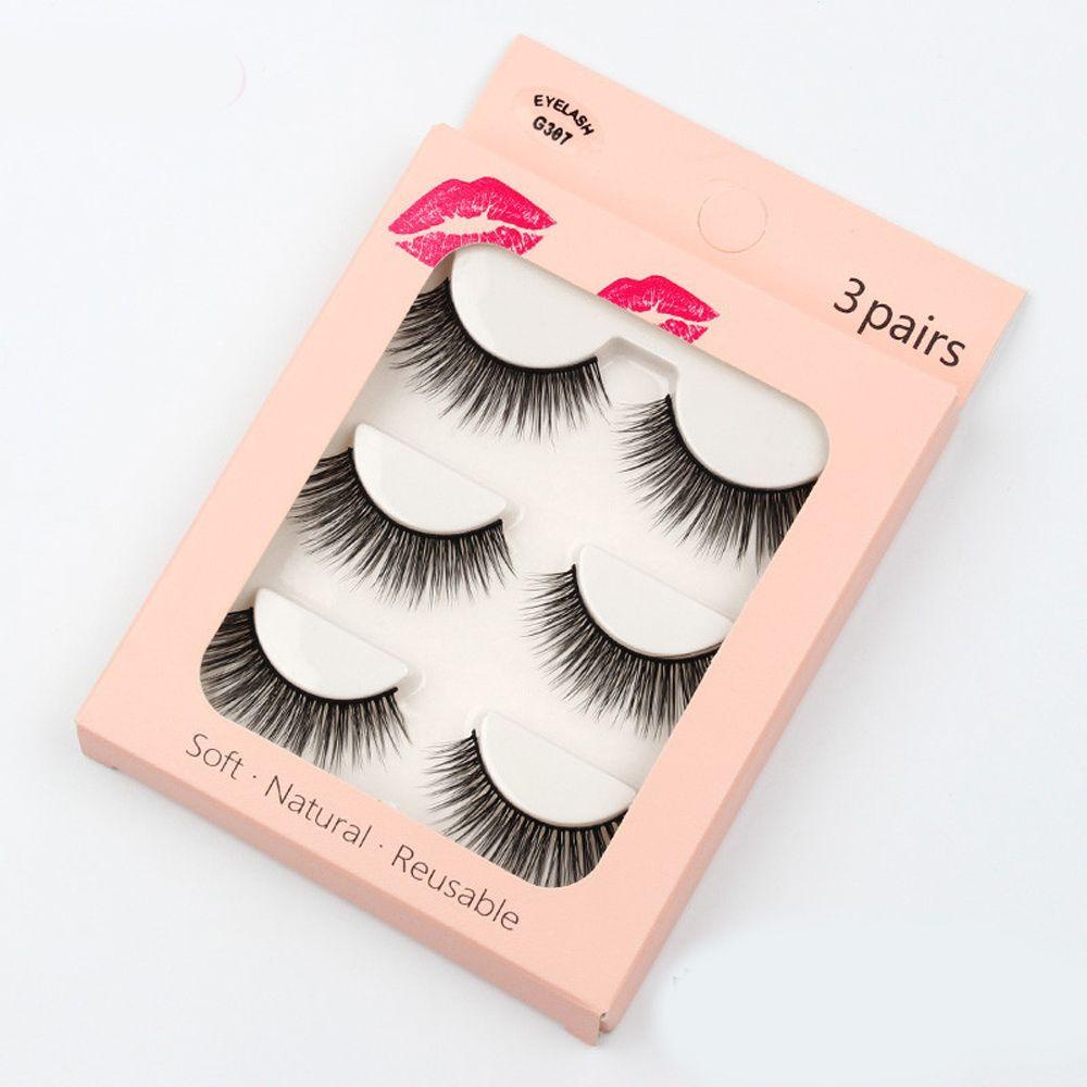 Set 3 Cặp Lông Mi Giả 3D Thời Trang Cho Nữ