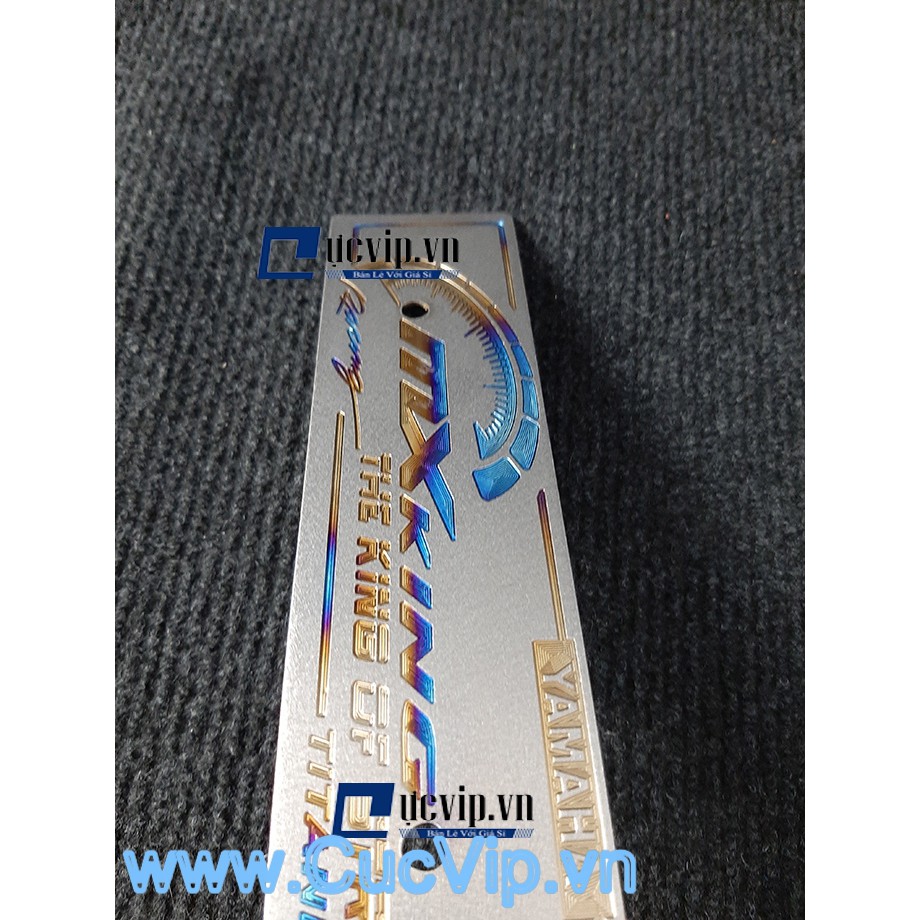 Bộ Bảng Tên MXKing Nhôm Xi Titan Kèm Ốc Inox Thái Siêu Dày