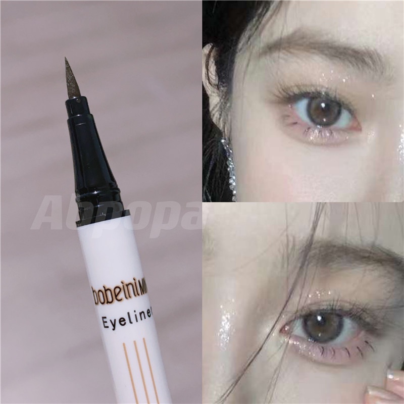 Abpopa Bobeini® Bút Kẻ Mắt Tơ Tằm Nhanh Khô Lâu Trôi 0.1mm