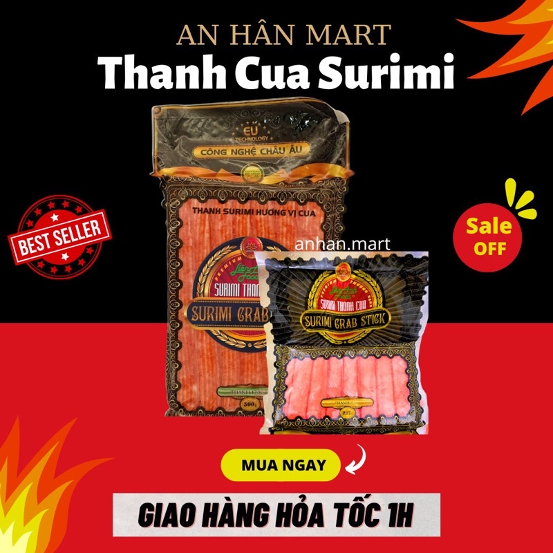 Thanh cua surimi Liên Anh thả lẩu ngon ( DATE MỚI )