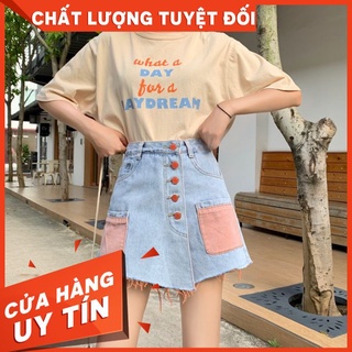 Quần Shorts Jeans Giả Váy