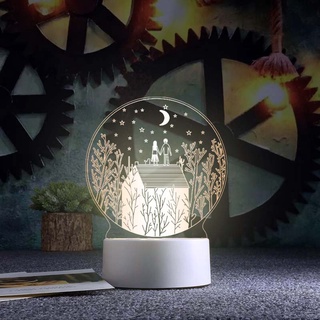 [ Xả Kho ] Đèn Ngủ Led 3D