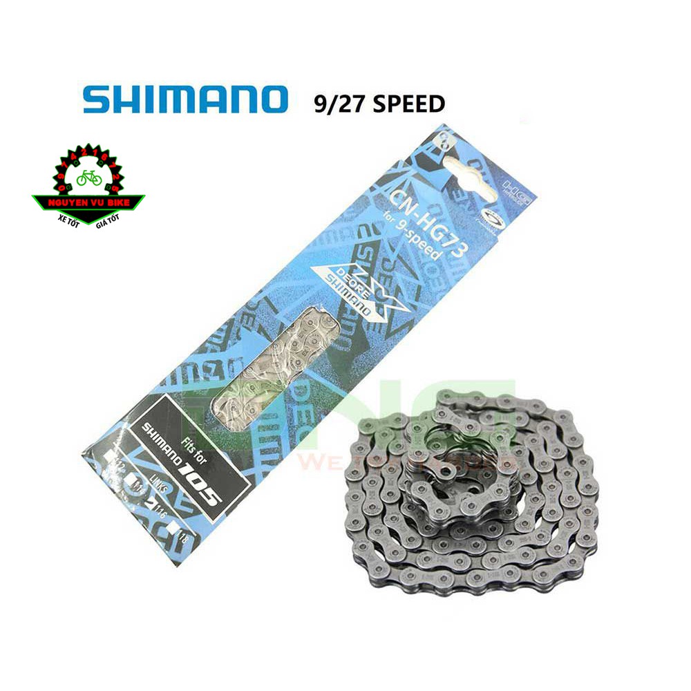 Xích sên xe đạp Shimano CN-HG73 9 Speed - Rẻ nhất HN