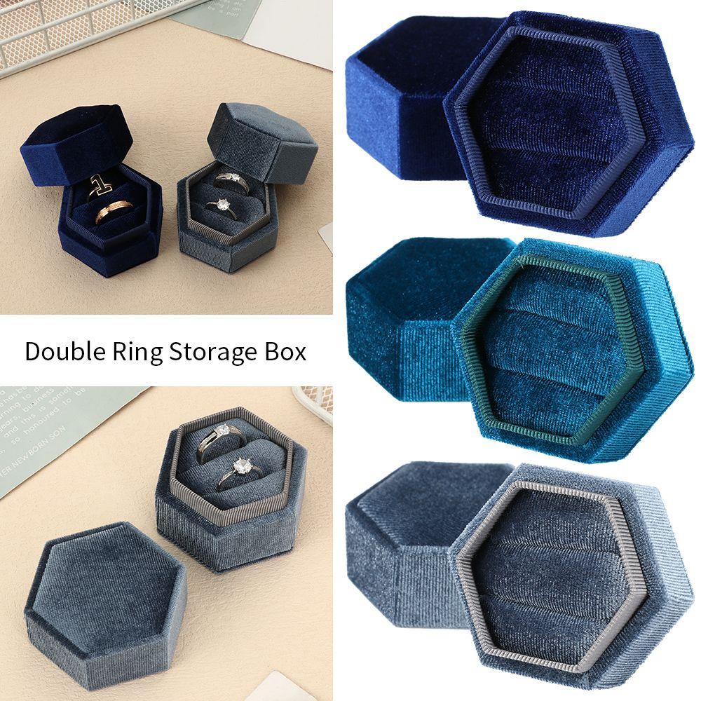 Hộp Đựng Trang Sức Bằng Nhung Nhiều Màu Sắc