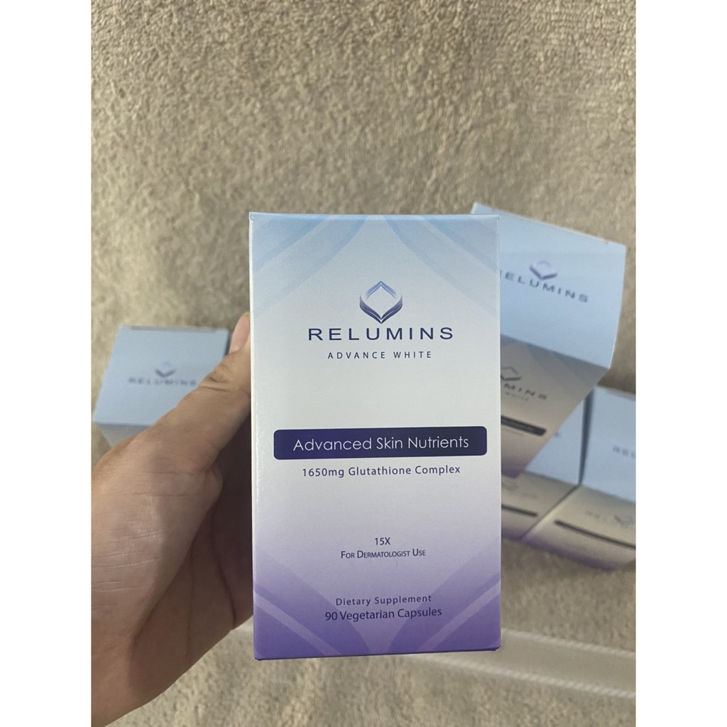 Viên uống trắng da Relumins Advance white 90v