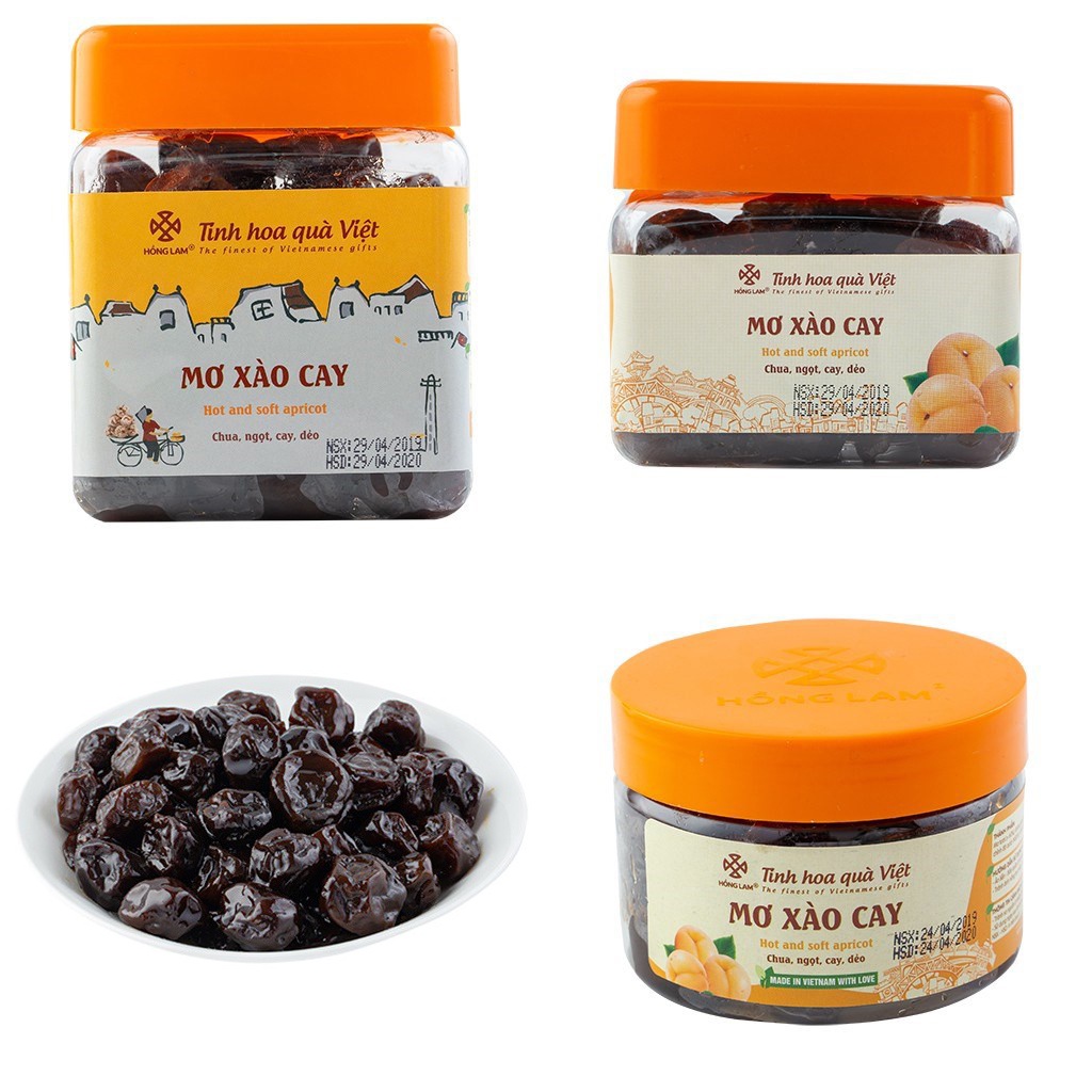 Ô MAI MƠ XÀO CAY HỒNG LAM - VỊ CHUA CAY NGỌT