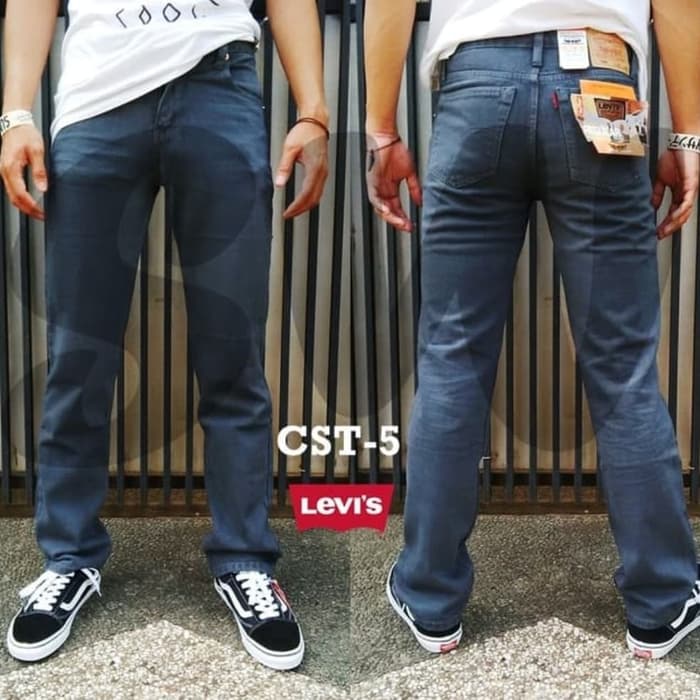 Levis Giày Thể Thao Vải Jean Dày Thời Trang Dành Cho Nam