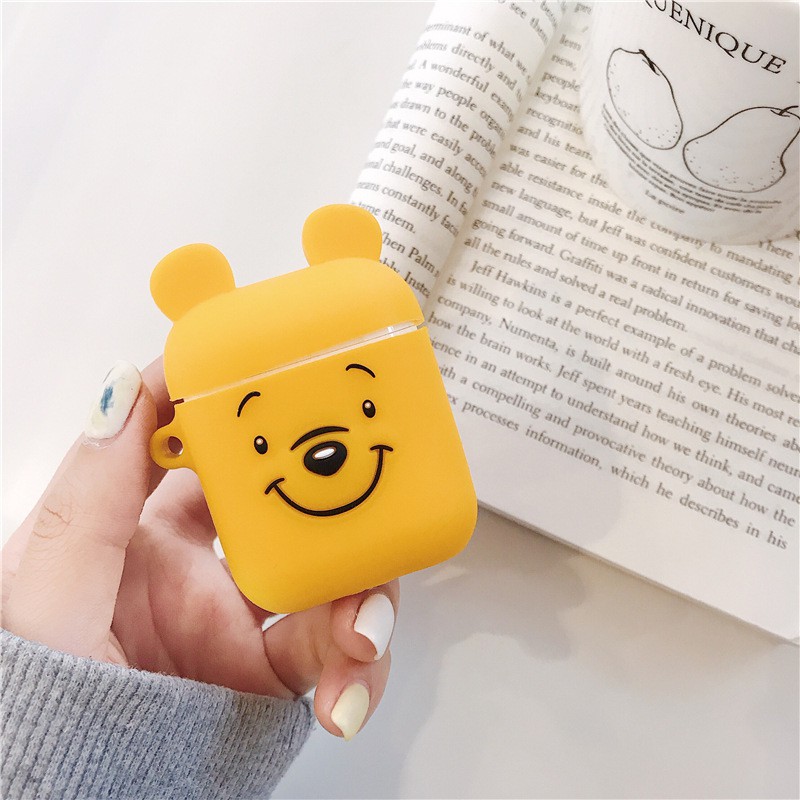 Case airpods bảo vệ tai nghe bluetooth airpod - Vỏ bảo vệ bao đựng tai nghe airpods 1/ 2/ inpods 12/ i12 silicon