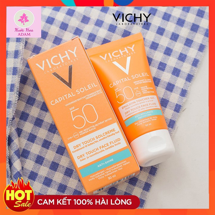 [Mã CHINHHANGVICHY giảm 20% đơn 200k]Kem Chống Nắng Vichy Ideal Soleil Bảo Vệ Da Mặt, Không Gây Nhờn Rít SCHINHHANGVICHY