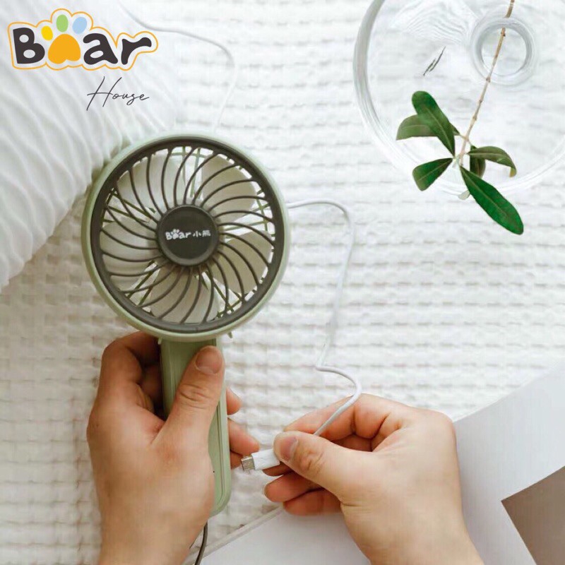 QUẠT SẠC PIN CẦM TAY BEAR A03M1