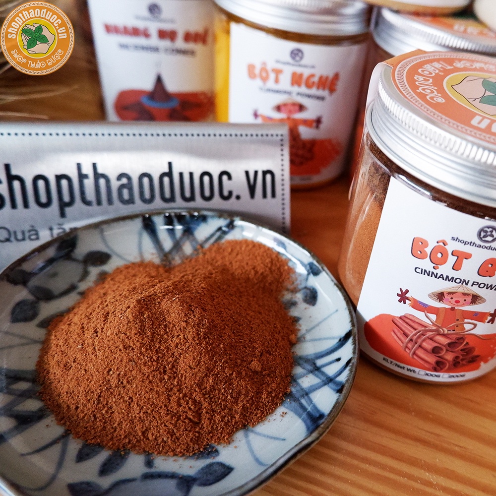 Bột Quế Nguyên Chất Shop Thảo Dược Loại 1 Hũ 100g - Bột Quế Gia Vị Cao Cấp