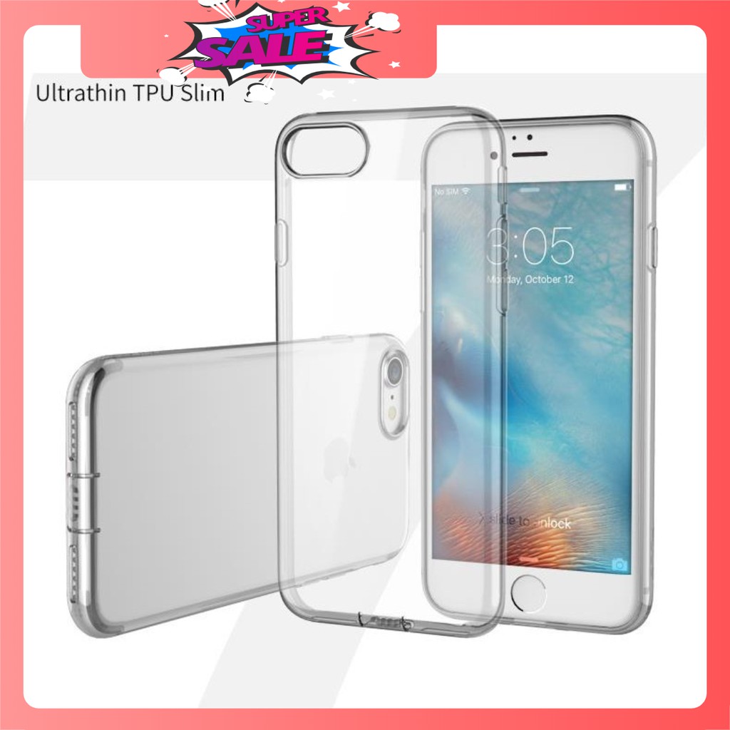 [Giá Sốc] [Rẻ] Ốp dẻo silicon trong dành cho Iphone [HN]