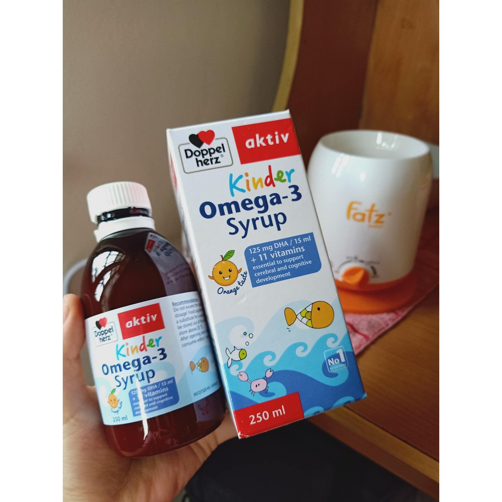 Kinder Omega 3 Syrup 250ml - Siro Hỗ Trợ Phát Triễn Não Bộ &amp; Rối Loạn Tăng Động Ở Trẻ - cvspharmacy