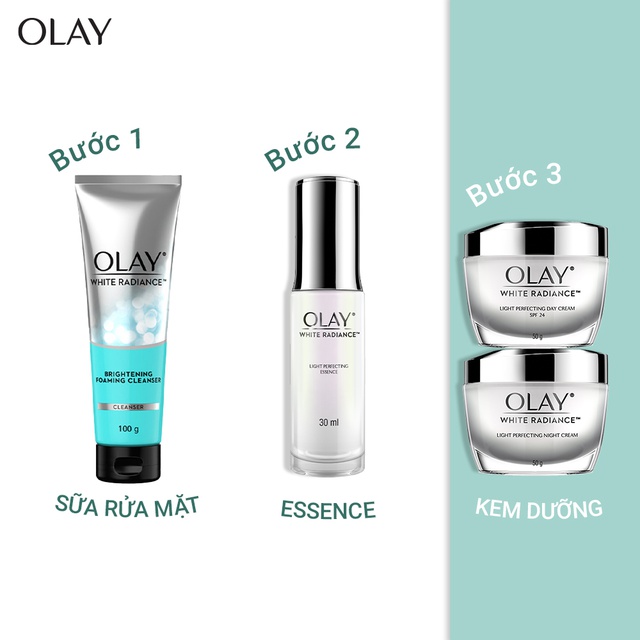 Sữa Rữa Mặt Dưỡng Trắng Da Olay White Radiance Brightening Foaming Cleanser 100g | BigBuy360 - bigbuy360.vn