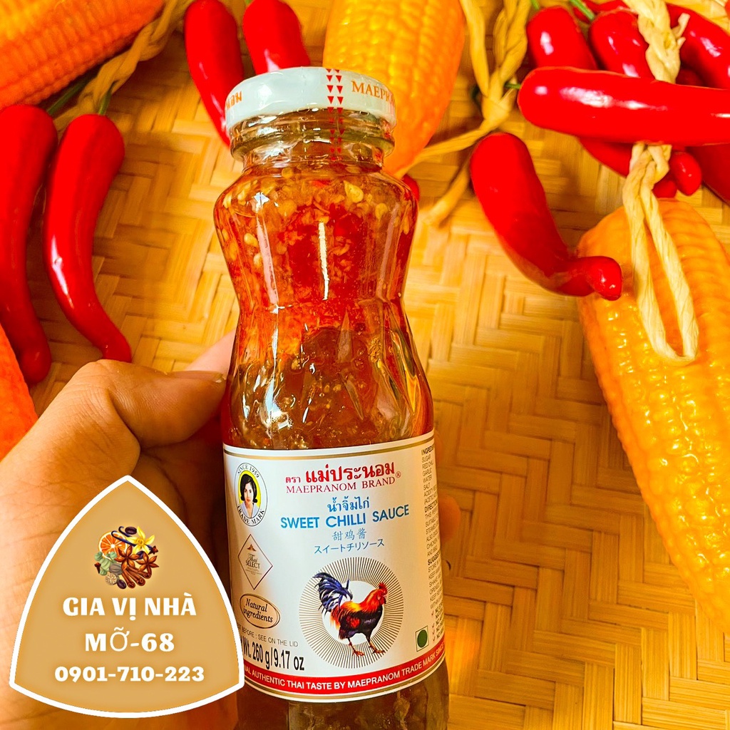 Sốt ớt chua ngọt con gà Thái Lan Maepra - 260GR