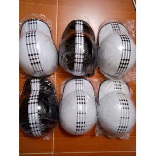 Mũ bảo hiểm lưỡi trai kẻ sọc - thời trang nam nữ