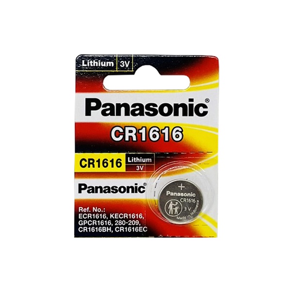 Pin CR1616 Panasonic lithium 3V vỉ 5 viên chính hãng