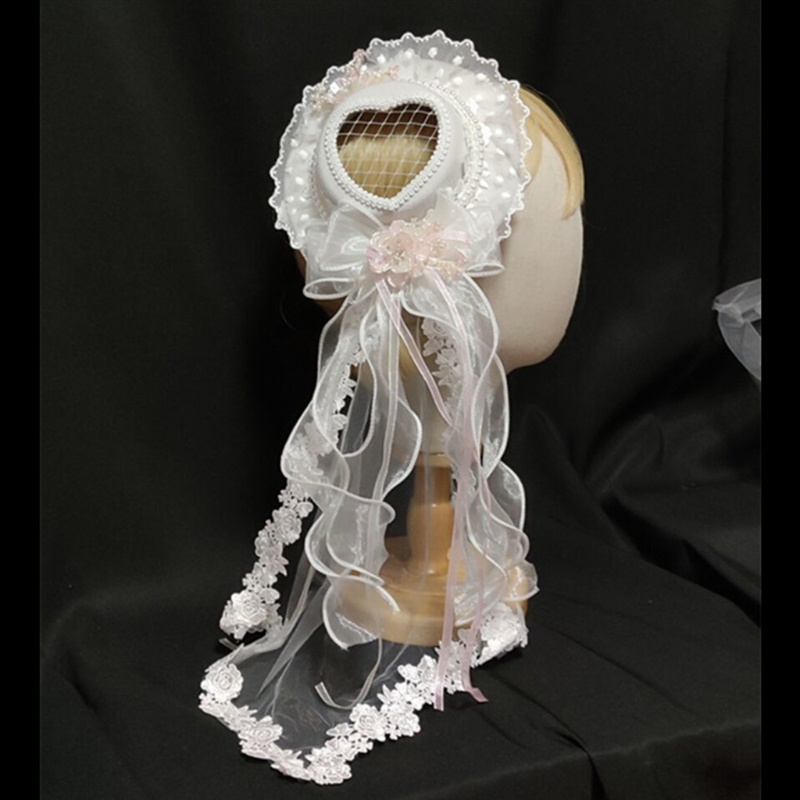 Mũ Nơ Hoa Phong Cách Hoàng Gia Lolita Dành Cho Nữ