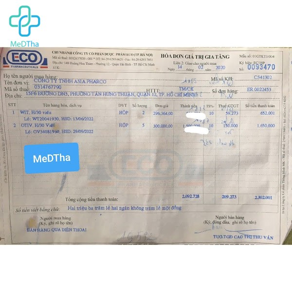Wit - Bảo vệ võng mạc và thủy tinh thể, Tăng cường thị lực, giảm mờ, mỏi mắt [Chính Hãng]