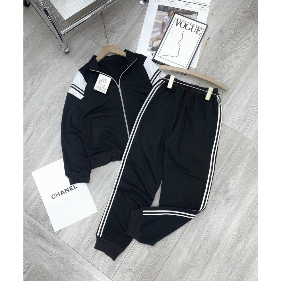 [ 𝐅𝐑𝐄𝐄 𝐒𝐇𝐈𝐏 ] SÉT BỘ THỂ THAO PHỐI VIỀN SỌC CÁ TÍNH