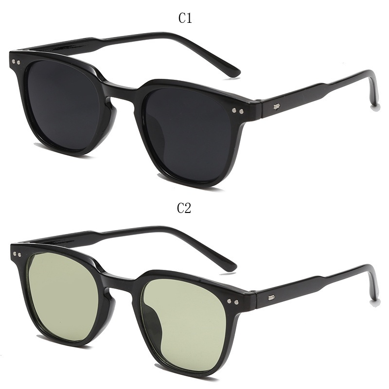 Kính Mát Gọng Vuông Nhỏ Phong Cách Hàn Quốc Thời Trang Cho Nam Nữ