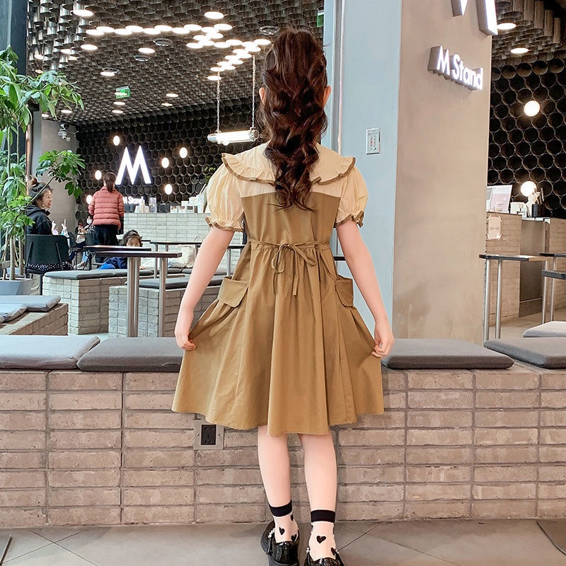 Đầm Công Chúa Mùa Hè Hàn Quốc 2022 Mẫu Mới Cho Bé Gái 3-14 Tuổi