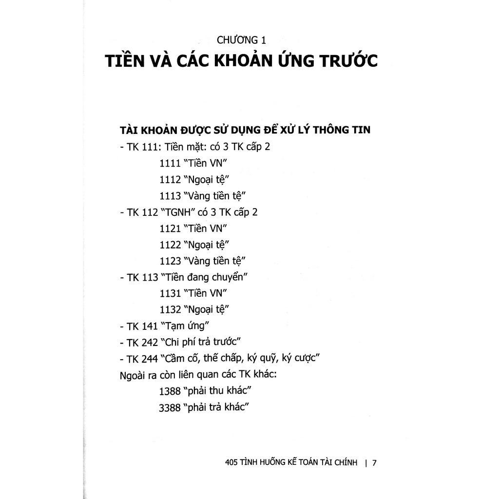 Sách- 405 Tình Huống Kế Toán Tài Chính