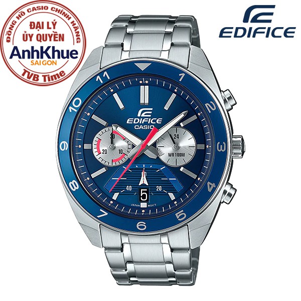 Đồng hồ nam dây kim loại Casio Edifice chính hãng Anh Khuê EFV-590D-2AVUDF