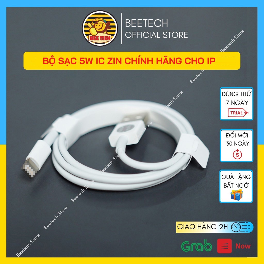 Cáp sạc 5IC, dây sạc IC zin chính hãng cho các đời ip - Beetech