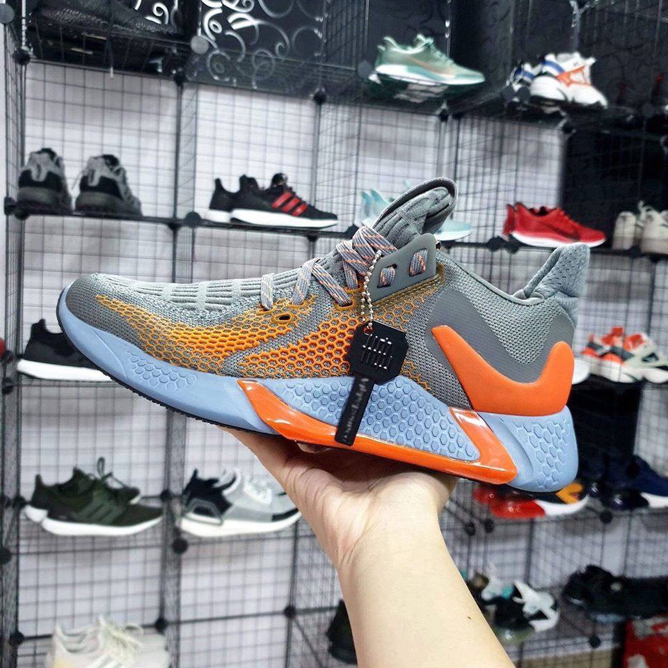 Giày Nam Adidas Alphabounce instinct 2020 Full box - Xám Cam