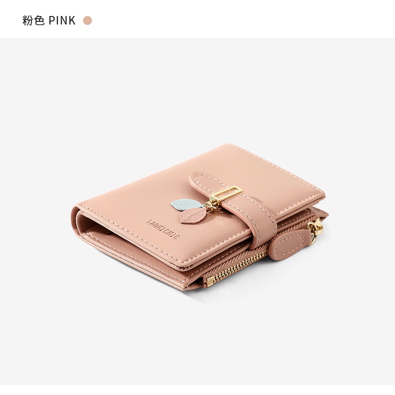 Ví gập móc lá - Hàng loại 1 - TB.Store VI35 11,5x9x2,5 cm