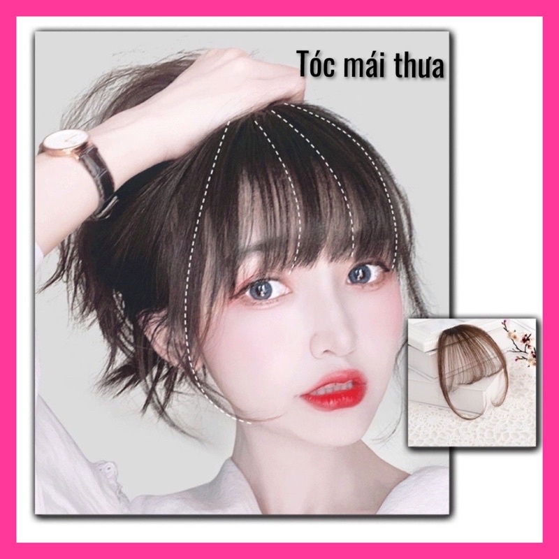 tóc mái thưa tóc giả freeship  đơn 50k ❇️chất tơ cao cấp  ❇️