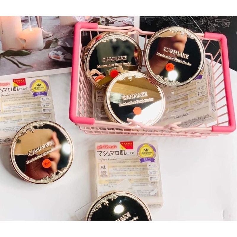 Phấn phủ canmake Nhật siêu mịn,kiềm dầu mẫu mới nhất